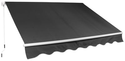 Strend Pro napellenző ponyva, szürke, 280 g/m2, 3,95 x 2,5 m