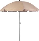 Beach Umbrella BETTY, 200 cm, 22/25 mm, with joint, beige