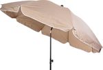 Parasol BETTY 200 cm, 22/25 mm, with joint, beige, beach