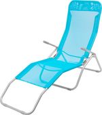 Lounger JAMAICA, turqoise, 140x60x95 cm