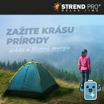 Sátor Strend Pro, turista, 2 személyes, zöld, 205x150x100 cm