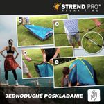Tent Strend Pro, camping, for 2 persons, green, 205x150x100 cm