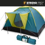 Tent Strend Pro, camping, for 3-4 persons, turquoise, 205x205x120 cm