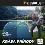 Sátor Strend Pro, összecsukható, strandsátor, kék-sárga, 220x120x95 cm