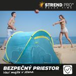 Tent Strend Pro, folding, beach, blue-yellow, 220x120x95 cm