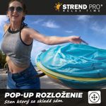 Stan Strend Pro, rozkladací, plážový, modro-žltý, 220x120x95 cm