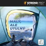 Tent Strend Pro, folding, beach, blue-yellow, 220x120x95 cm