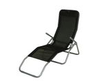 Lounger JAMAICA, black, 140x60x95 cm