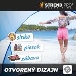 Sátor Strend Pro, összecsukható, strand, kék, 190x120x90 cm