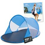 Tent Strend Pro, folding, beach, blue, 190x120x90 cm