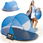 Tent Strend Pro, folding, beach, blue, 190x120x90 cm
