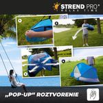 Tent Strend Pro, foldable, beach, blue, 190x120x90 cm