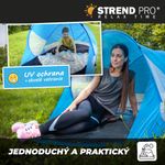 Tent Strend Pro, folding, beach, blue, 190x120x90 cm