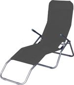 Lounger JAMAICA, dark grey, 140x60x96 cm