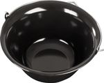 Cauldron MagicHome, for goulash, 12 L, 39.8x18 cm, enameled, grey-black, without lid