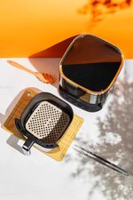 Podložka MagicHome, silikónová, do fritézy, štvorec, 18,7x18,7x0,1 cm