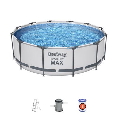 Bestway® Steel Pro MAX medence, 56418, szivattyú, létra, 3,66 x 1,00 m