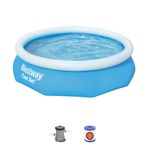Medence Bestway® 57270, felfújható, papírszűrős szűrés, 305x76 cm