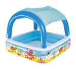 Pool Bestway® 52192, Coral reef, children's, inflatable, with canopy, 147x147x122 cm