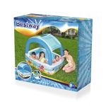 Pool Bestway® 52192, Coral reef, children's, inflatable, with canopy, 147x147x122 cm