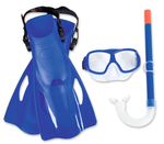 Set Bestway® 25019 Hydro-Swim Freestyle Snorkel, snorkeling, diving goggles with fins
