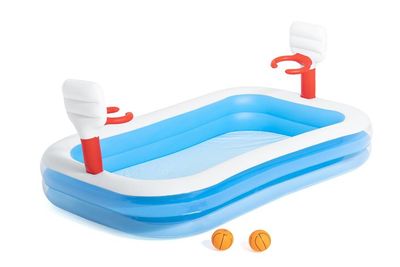 Pool Bestway® 54122, Basketball, children's, inflatable, 251x168x102 cm