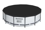 Medence Bestway® Steel Pro MAX, 56950, patron szűrés, szűrő, létra, takaró, 427x107 cm