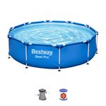 Medence Bestway® Steel Pro™ 56679, papírszűrős szűrés, 305x76 cm