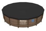 Medence takaróponyva Bestway® FlowClear™ 58249, fekete, 488 cm