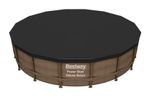 Medence takaróponyva Bestway® FlowClear™ 58249, fekete, 488 cm