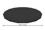 Pool Cover Bestway® FlowClear™ 58249, black, 488 cm