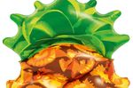 Felfújható matrac Bestway® 43310, Pineapple, vízbe, 174x96 cm