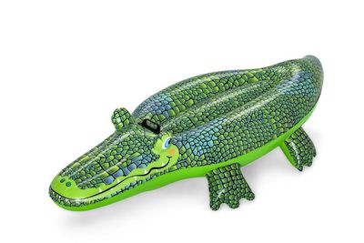 Krokodil Bestway® 41477, Buddy croc rider, gyerek MAXI, felfújható, vízbe, 152x71 cm