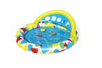 Paddling Pool Bestway® 52378, Splash & Learn, children's, inflatable, with shape sorting, 120x117x46