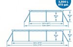 Pool Bestway® Steel Pro™ 56411, cartridge filtration, 300x201x66 cm
