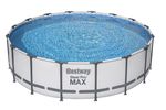 Medence Bestway® Steel Pro MAX 5612Z, papírszűrős szűrés, létra, takaróponyva, 488x122 cm