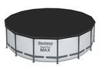 Medence Bestway® Steel Pro MAX 5612Z, papírszűrős szűrés, létra, takaróponyva, 488x122 cm