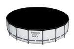 Medence Bestway® Steel Pro MAX 56462, papírszűrős szűrés, létra, takaróponyva, 549x122 cm