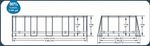 Medence Bestway® Power Steel™ 56710, papírszűrős szűrés, létra, takaróponyva, 549x274x122 cm