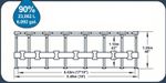 Bazén Bestway® Power Steel™, Vista Series, 56977, kartušová filtrácia, rebrík, plachta, ChemConnect ™ dávkovač, lepiaca záplata, 549x122 cm