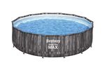 Medence Bestway® Steel Pro MAX 5614Z, papírszűrős szűrés, létra, takaróponyva, 427x107 cm