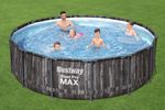 Pool Bestway® Steel Pro MAX 5614Z, cartridge filtration, ladder, cover, 427x107 cm