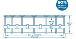 Medence Bestway® Steel Pro MAX 5614Z, papírszűrős szűrés, létra, takaróponyva, 427x107 cm