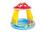 Medence Intex® 57114, Mushroom, gyermek, felfújható, tetővel, 102x89 cm