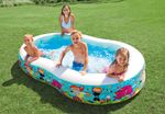 Medence Intex® 56490, Seashore, gyermek, felfújható, 262x160x46 cm