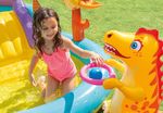 Medence Intex® 57135, Dinoland play center, gyermek, felfújható gyermek játszótér, 302x229x112 cm