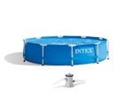 Pool Intex® Metal Frame 28202, cartridge filtration, 305x76 cm