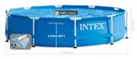 Pool Intex® Metal Frame 28202, cartridge filtration, 305x76 cm
