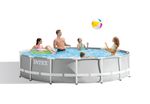 Bazén Intex® Prism Frame Premium 26724, kartušová filtrácia, rebrík, krycia plachta, spodná plachta, 457x107 cm