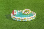 Paddling Pool Bestway® 51124, Play Pool Set, children's pool, ball, ring, 122x20 cm